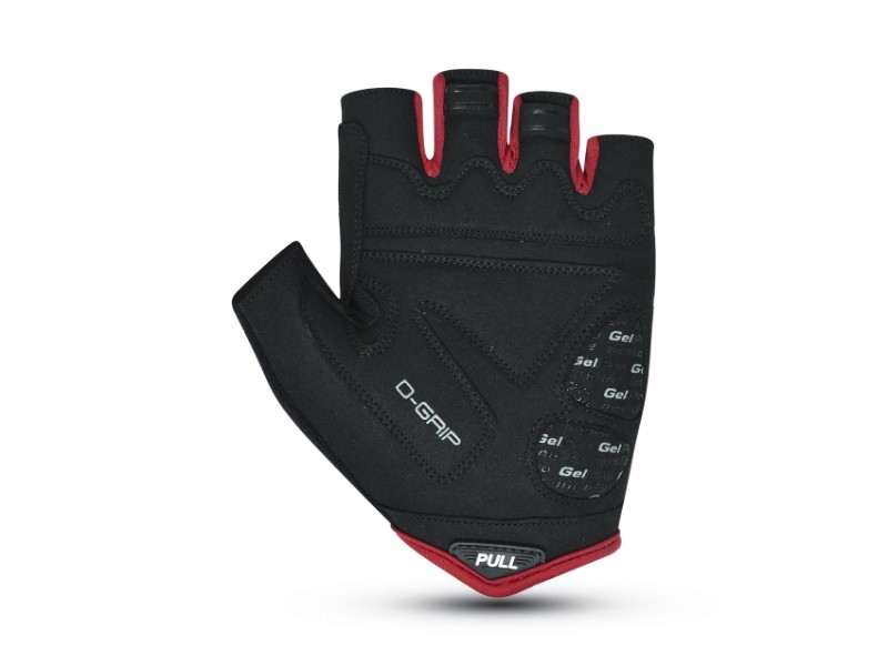 Cyklistické rukavice MTF dámské, vínové/růžové, M - foto 3