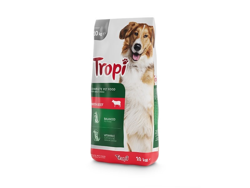 Tropi granule pro dospělé psy hovězí 10kg - foto 1