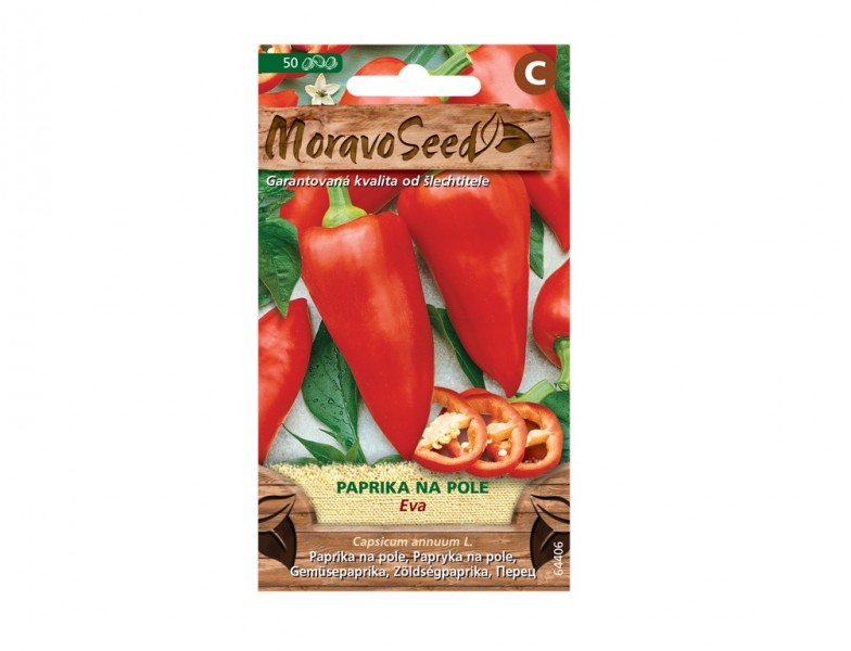 Paprika zeleninová raná EVA, na pole - foto 1