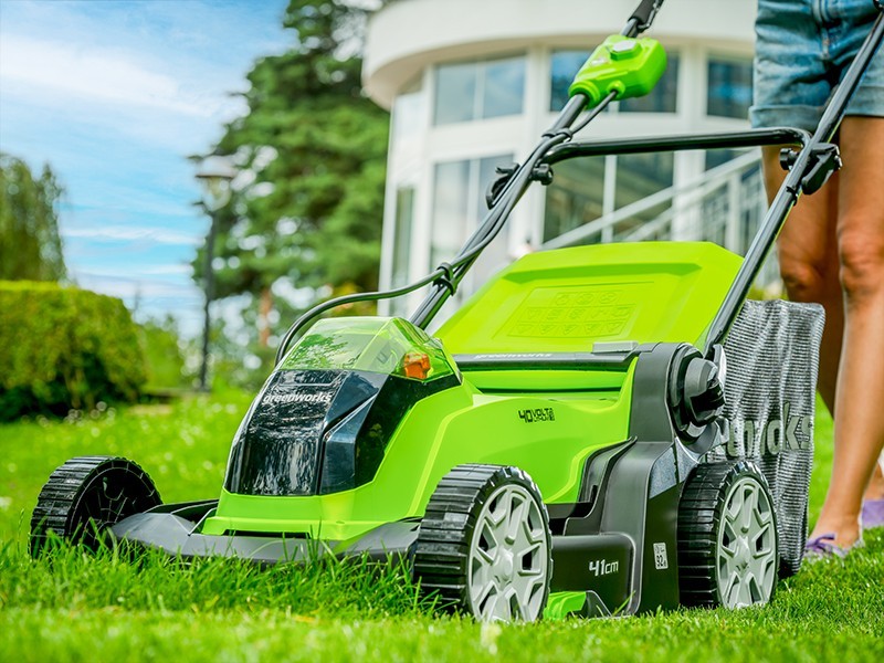 Aku rotačná kosačka Greenworks G40LM41 40V - foto 16