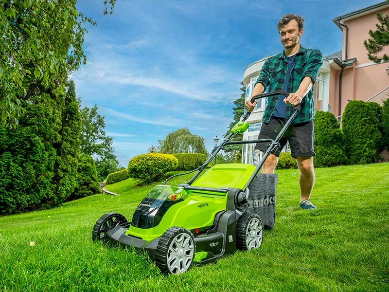 Aku rotačná kosačka Greenworks G40LM41 40V - foto 18