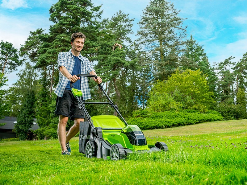 Aku rotačná kosačka Greenworks G40LM41 40V - foto 20