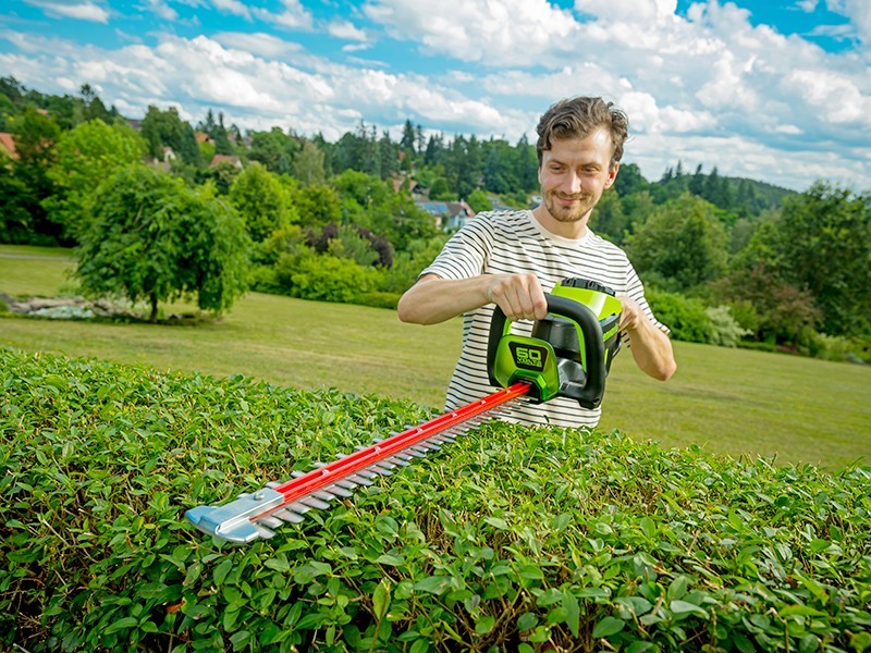 AKU plotové nožnice Greenworks GD60HT66 60V - foto 14 AKU plotové nožnice Greenworks GD60HT66 60V - foto 14