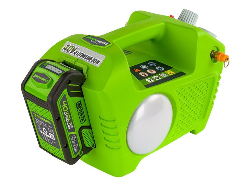 Aku vzduchový kompresor Greenworks G40AC 40V - foto 7