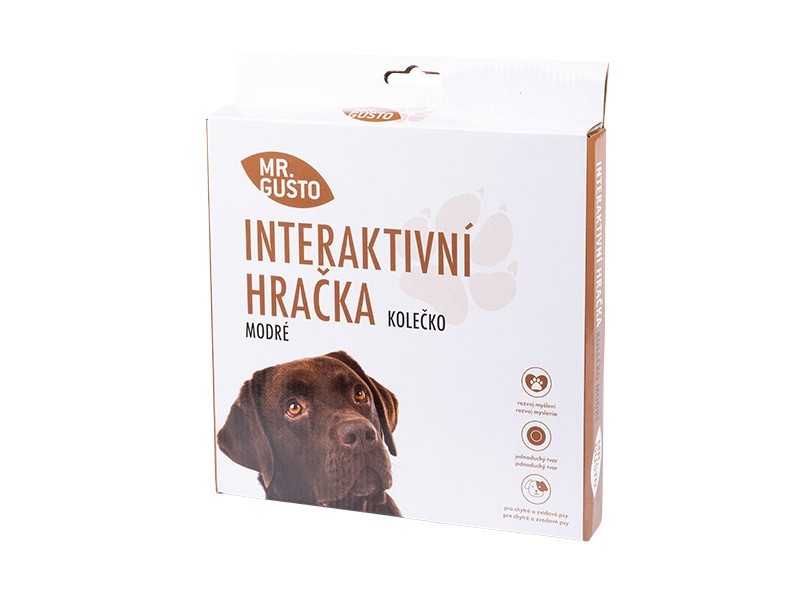 Interaktivní hračka pro psy kolečko modré - foto 2 Interaktivní hračka pro psy kolečko modré - foto 2