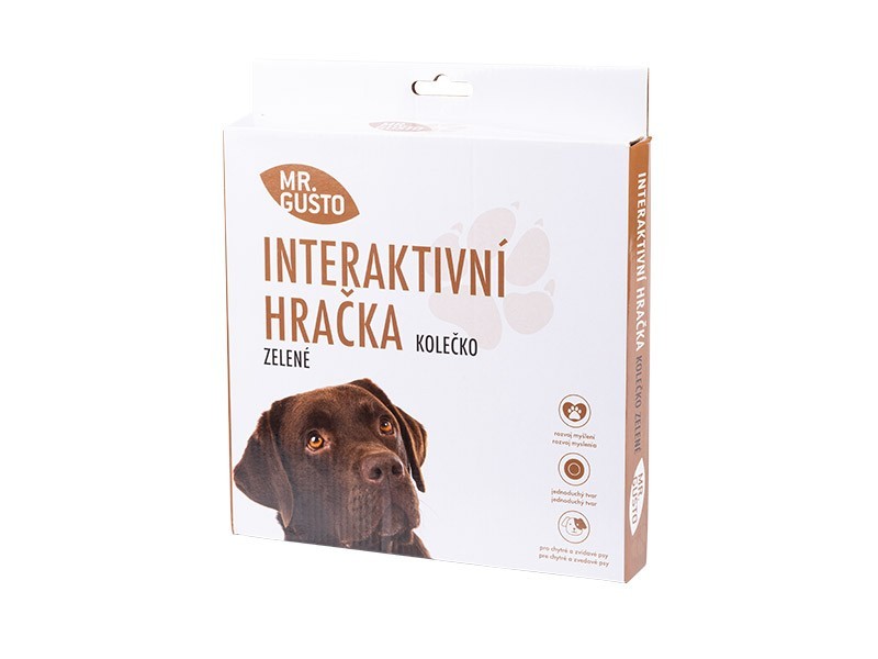 Interaktivní hračka pro psy kolečko zelené - foto 2 Interaktivní hračka pro psy kolečko zelené - foto 2