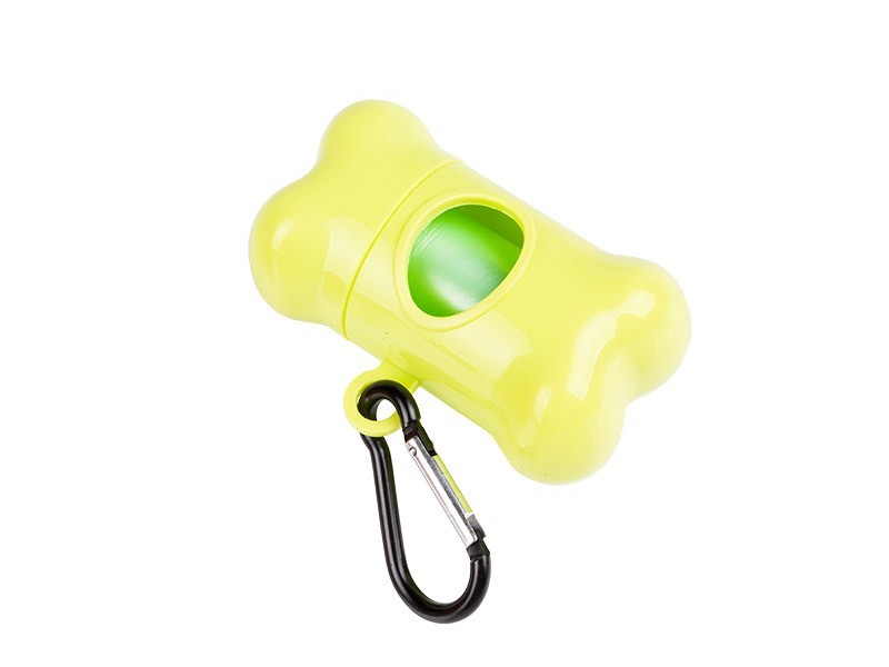 Zásobník se sáčky na psí exkrementy zelený - foto 1