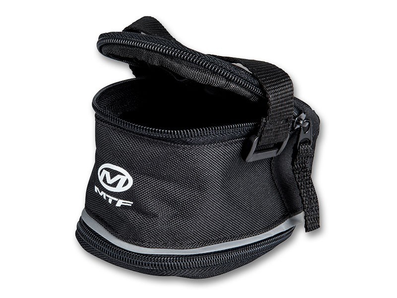 Cyklotaška pod sedlo 12,5x8x7cm, čierna - foto 2