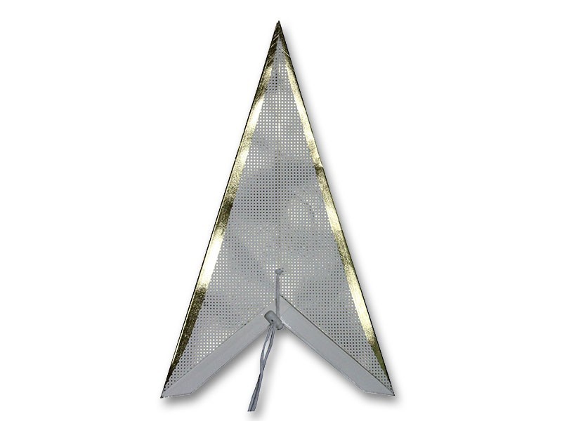 Dekorace hvězda se světlem 75cm, papír - foto 2