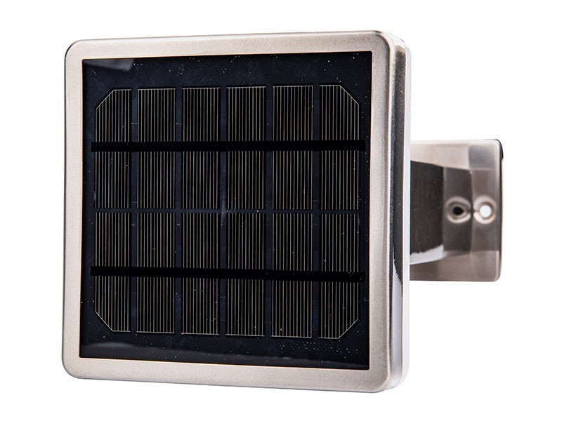 Stĺpikové solárne osvetlenie s čidlom Janov, chróm - foto 5 Stĺpikové solárne osvetlenie s čidlom Janov, chróm - foto 5