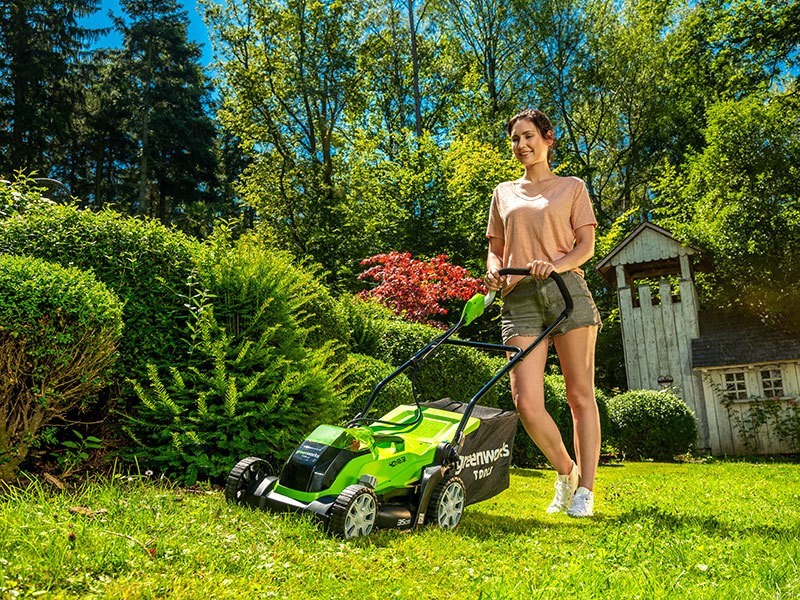 Aku rotační sekačka Greenworks G40LM35 40V - foto 12