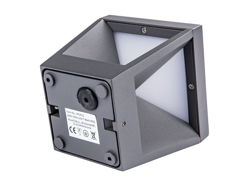 Venkovní nástěnné svítidlo Silva, šedá - foto 7