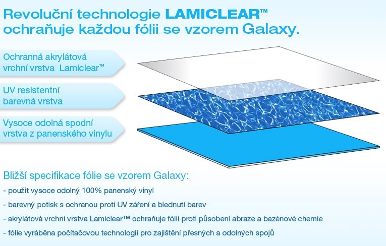 Bazénová fólia GALAXY V8 - foto 2