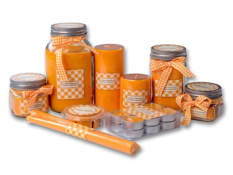 Sviečka škorica pomaranč, 110g - foto 3