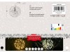 Závěsná LED koule s paprsky, černá, 50 cm, venkovní