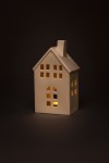 Dekorace domek na svíčku porcelánový, 19 cm