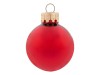 Vánoční koule červené, sklo, set 14ks