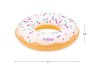 Nafukovací kruh Donut Vanilla 79x22cm