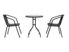 Balkonová sestava BISTRO SET černá