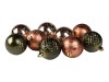 Vianočné gule, medený set, 18x50 mm - foto4