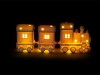 Vláčik so zlatým dekórom 25,4x9,9 cm, LED - foto5