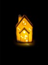 Chalúpka s trblietavou strechou 12,7 cm, LED - foto4