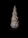 Keramický stromček s hviezdami 17,7 cm, LED - foto2