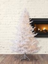 Jedľa DELUXE LED, biela, 210 cm - foto6
