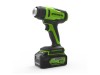 AKU teplovzdušná pištoľ Greenworks G24HG 24V