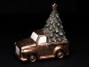 LED vánoční dekorace auto 36,5cm zlaté - foto2