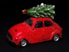 LED vianočná dekorácia auto 38,5cm červené - foto2