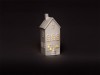 Keramický domček na sviečku 19cm biely - foto2