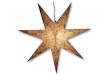 Dekorácia hviezda so svetlom 60cm, papier