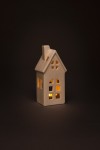 Dekorace domek na svíčku porcelánový, 15 cm - foto2