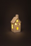 LED dekorácia domček porcelánový,12cm - foto3