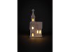 Keramický kostelík LED 2,8x7,8x19,2cm