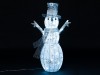 LED dekorácia vonkajší snehuliak 75cm, 80LED