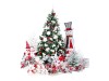 Vianočné ozdoby biele/strieborné, 50ks - foto2