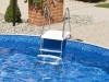 Bazénové schodíky De Luxe nerez  1,23 m - foto3