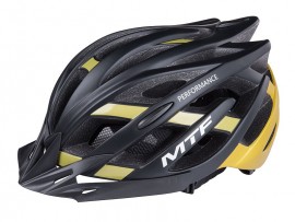 Cyklistická prilba MTF S/M, čierno/zlatá
