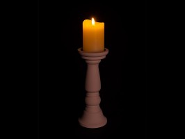 Vosková svíčka krémová LED, 7,5x12,5 cm Vosková svíčka krémová LED, 7,5x12,5 cm