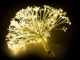 Závěsná LED koule s paprsky, bílá, 50 cm, venkovní Závěsná LED koule s paprsky, bílá, 50 cm, venkovní