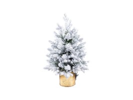 Malý umělý stromek jedle zasněžená LED, 60 cm Malý umělý stromek jedle zasněžená LED, 60 cm