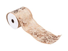 Vianočná stuha rustic, 8,3 cm x 910 cm Vianočná stuha rustic, 8,3 cm x 910 cm