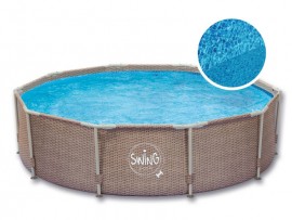 Bazén SAFIR Mini Ratan 3,05x0,76m, pevný rám Bazén SAFIR Mini Ratan 3,05x0,76m, pevný rám