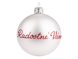 Koule "Radostné Vánoce" ČESKÁ VÝROBA Koule "Radostné Vánoce" ČESKÁ VÝROBA