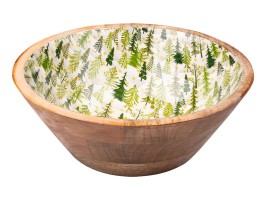Mísa z mangového dřeva, stromky, 24,5x8,50 cm Mísa z mangového dřeva, stromky, 24,5x8,50 cm
