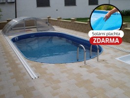 Azuro Ibiza 700 - PVC hnedá - hĺbka 1,20 m Azuro Ibiza 700 - PVC hnedá - hĺbka 1,20 m