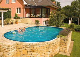 Azuro Ibiza 600 - PVC hnědá - hloubka 1,50 m Azuro Ibiza 600 - PVC hnědá - hloubka 1,50 m