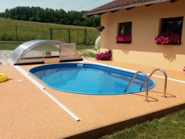 Azuro Ibiza 525 - Antracit - hloubka 1,20 m